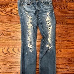 American Eagle Outfitters artist crop jeans